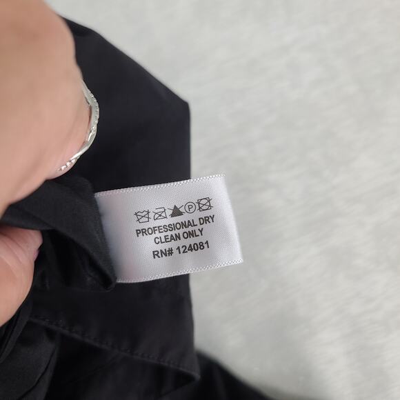 Proenza Schouler silk babydoll dress black Size 4 Preloved Excellent Whimisgoth - Picture 11 of 11